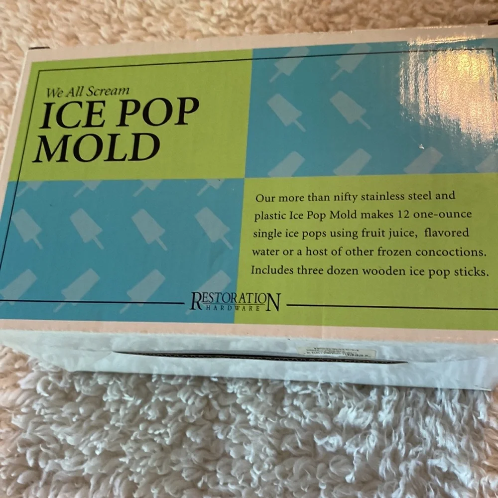 Ice Pop mold by Restoration Hardware